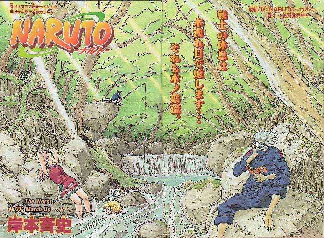 Naruto - Vol.5 Chapter 37 : The Worst Match-Up...!!