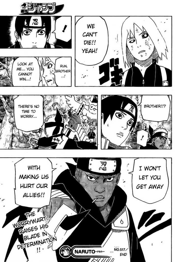 Naruto - Vol.55 Chapter 517 : Omoi's "War"!!