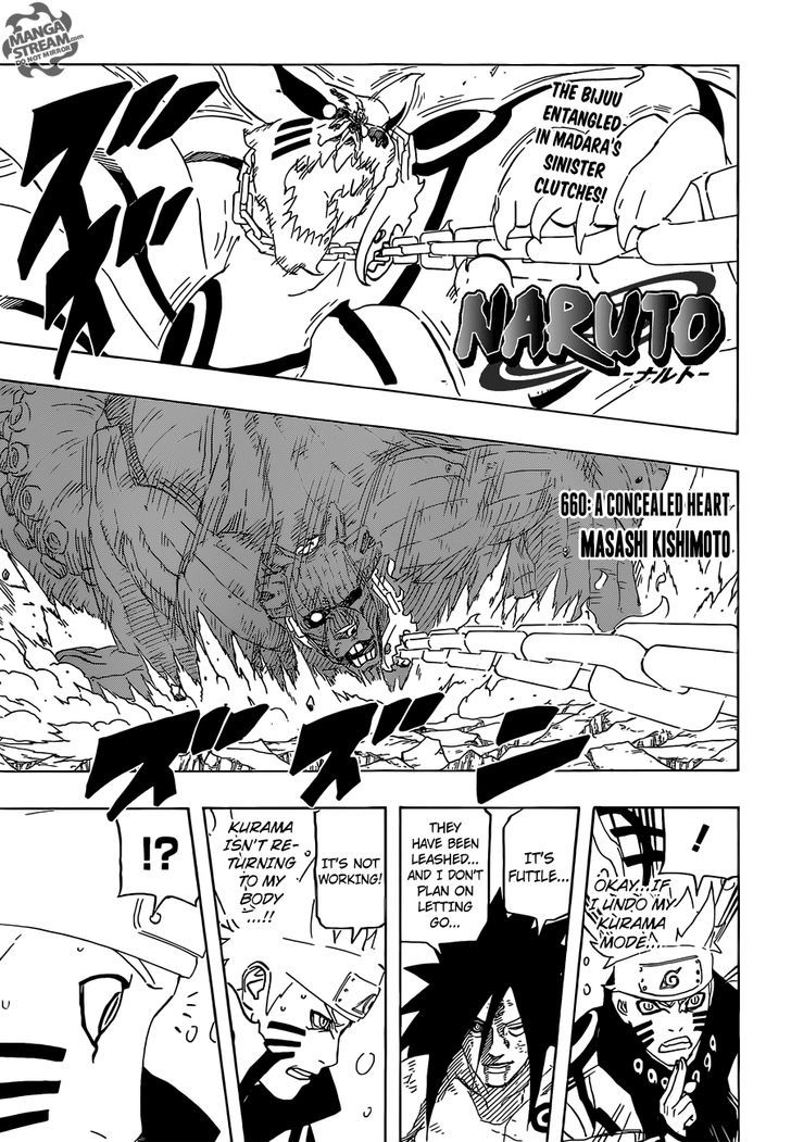 Naruto - Vol.69 Chapter 660 : A Concealed Heart