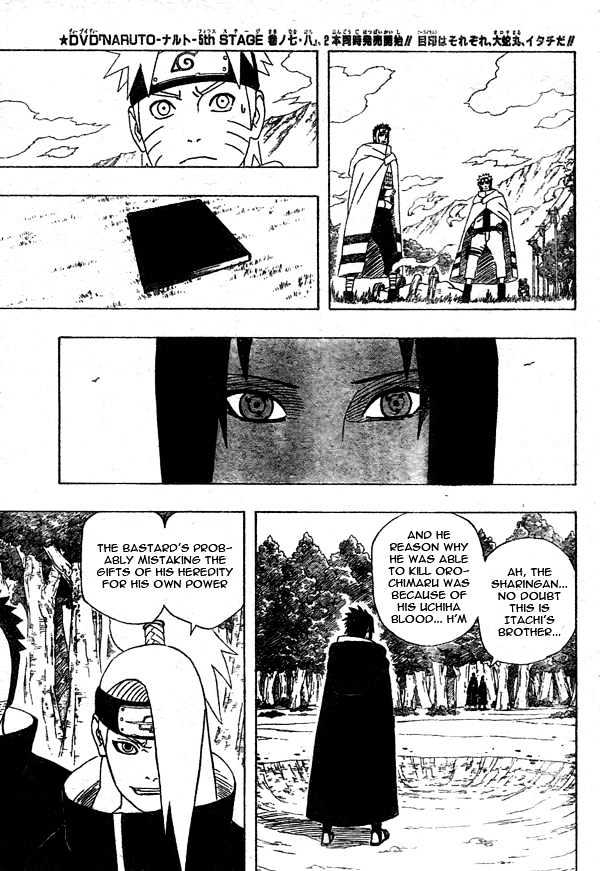 Naruto - Vol.39 Chapter 357 : Deidara Vs. Sasuke!!