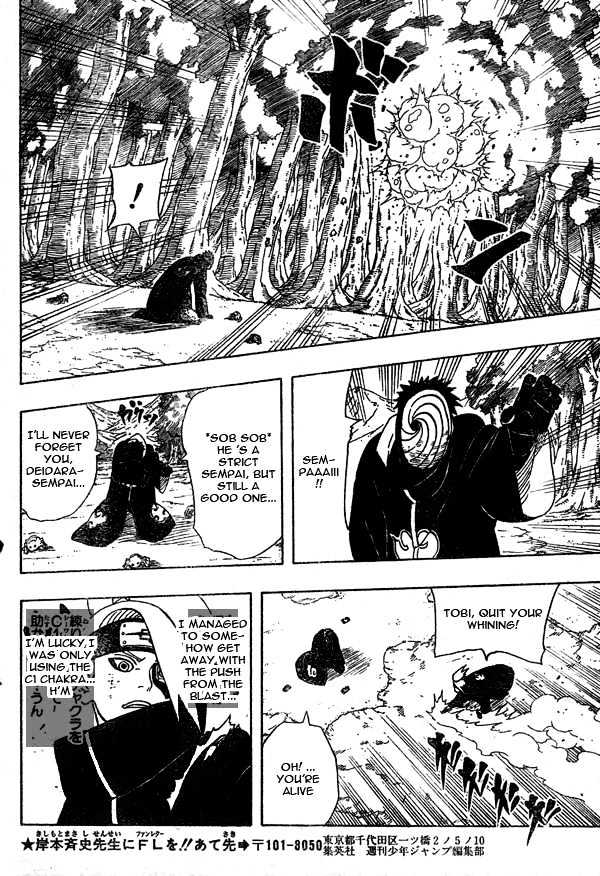 Naruto - Vol.39 Chapter 357 : Deidara Vs. Sasuke!!