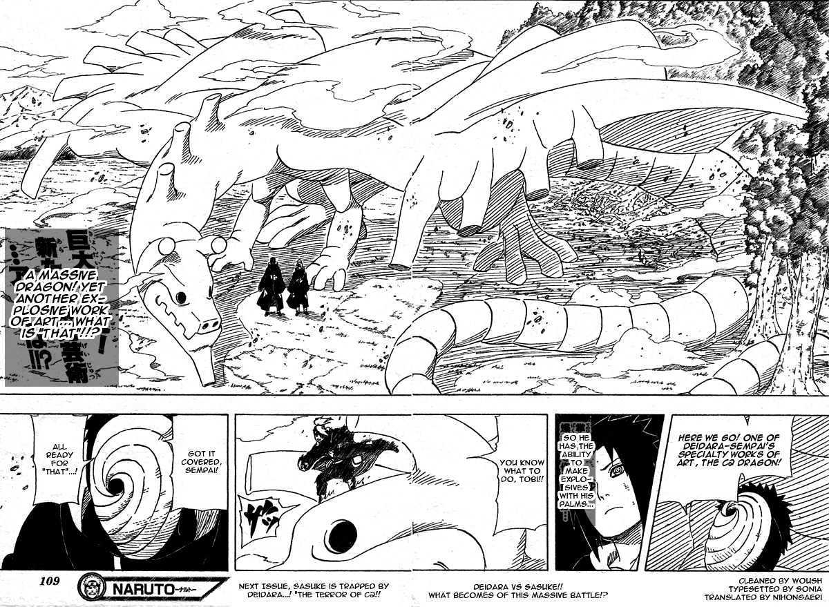 Naruto - Vol.39 Chapter 357 : Deidara Vs. Sasuke!!