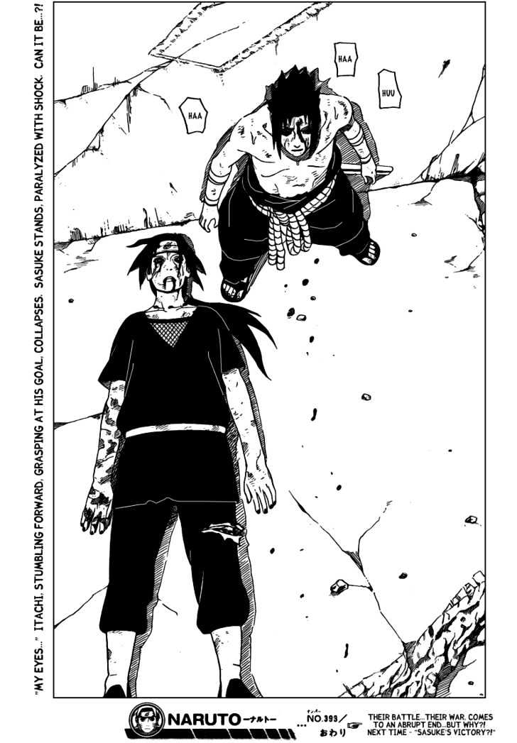 Naruto - Vol.43 Chapter 393 : My Eyes...!