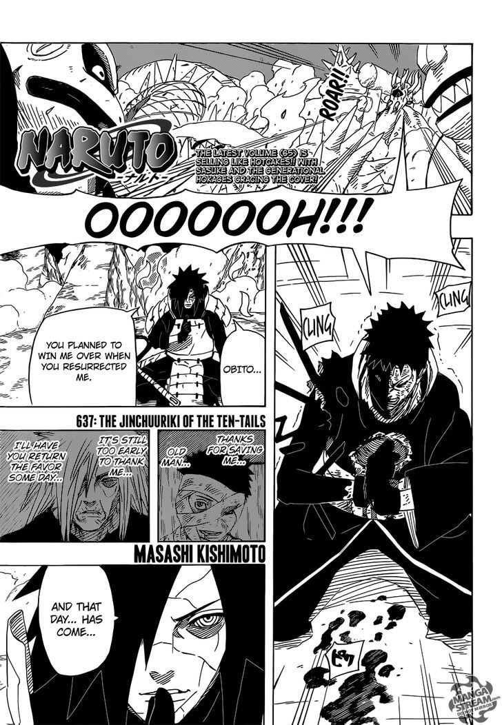 Naruto - Vol.66 Chapter 637 : The Jinchuuriki Of The Ten-Tails