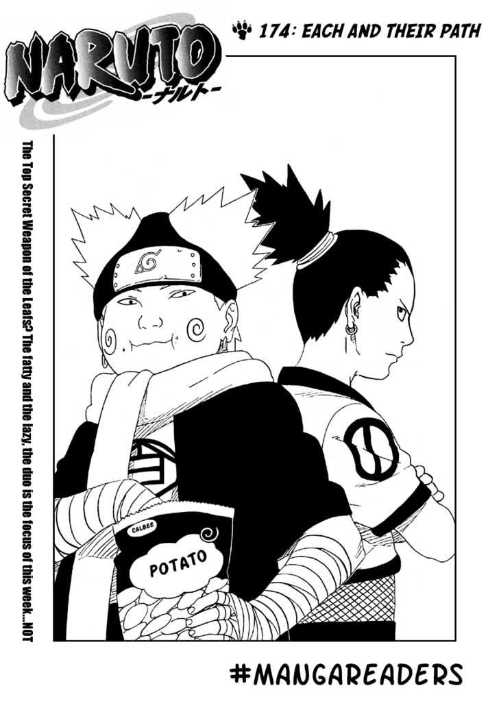 Naruto - Vol.20 Chapter 174 : Each And Their Path