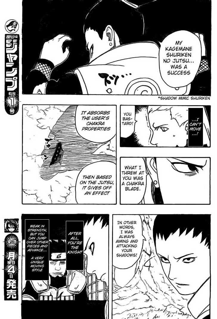 Naruto - Vol.37 Chapter 332 : Shikamaru's Battle