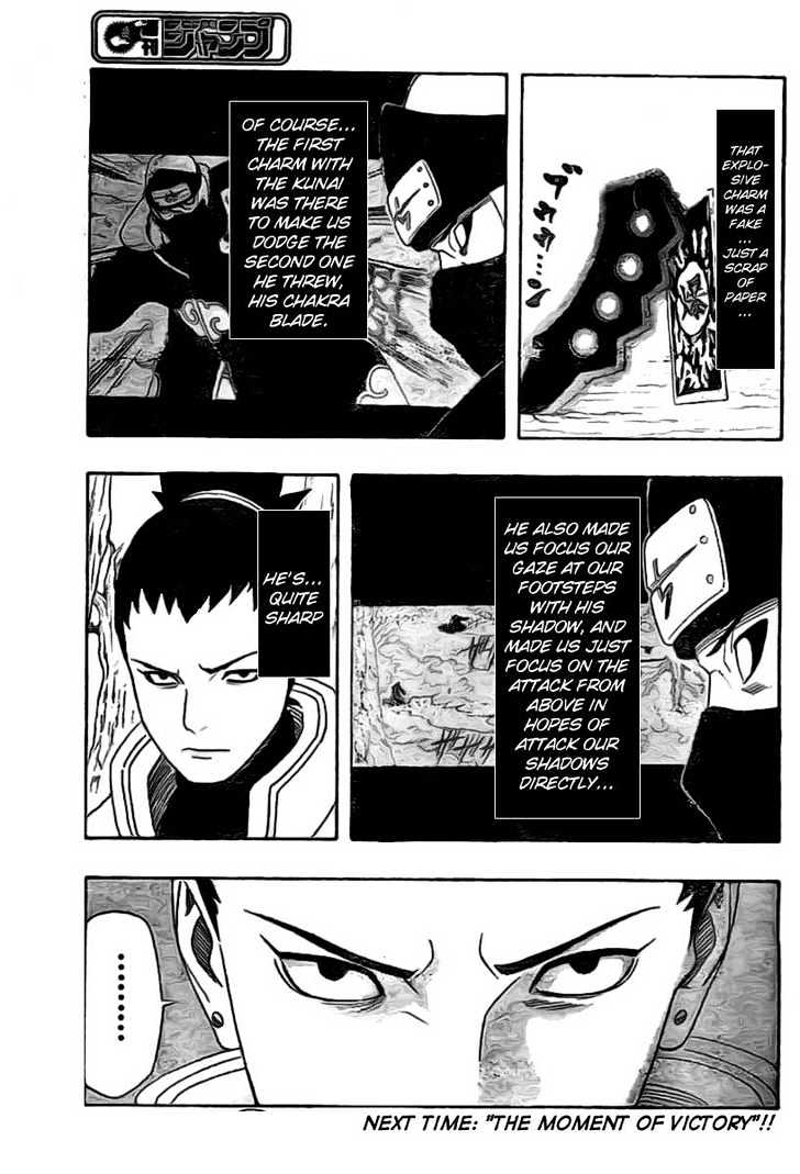 Naruto - Vol.37 Chapter 332 : Shikamaru's Battle