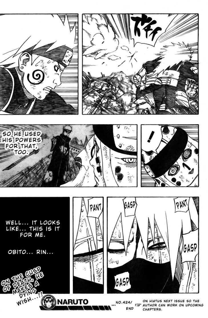 Naruto - Vol.46 Chapter 424 : Determination