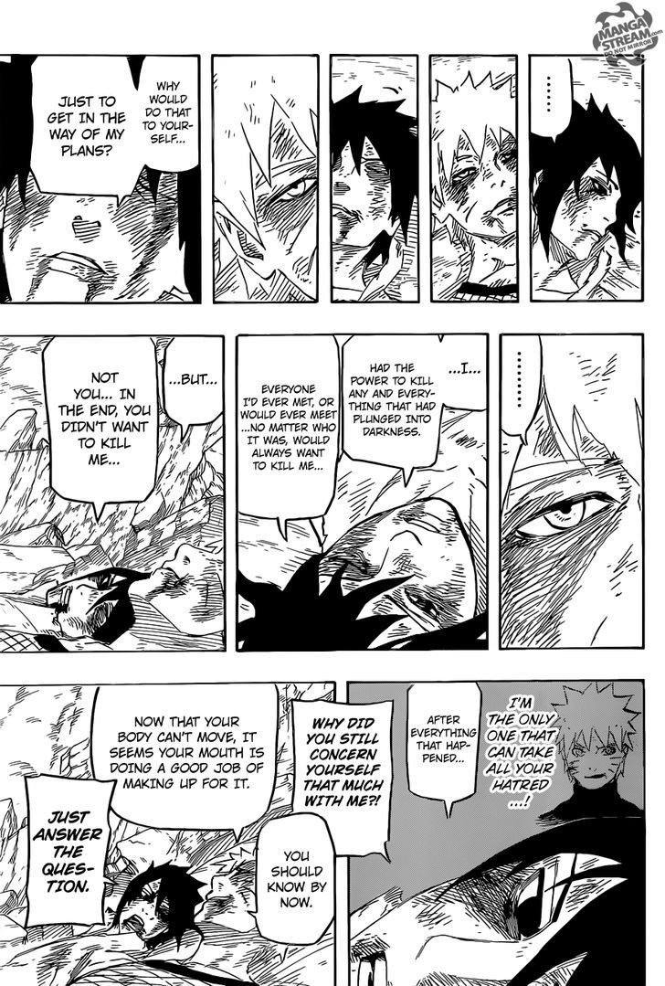 Naruto - Vol.72 Chapter 698 : Naruto And Sasuke (5)