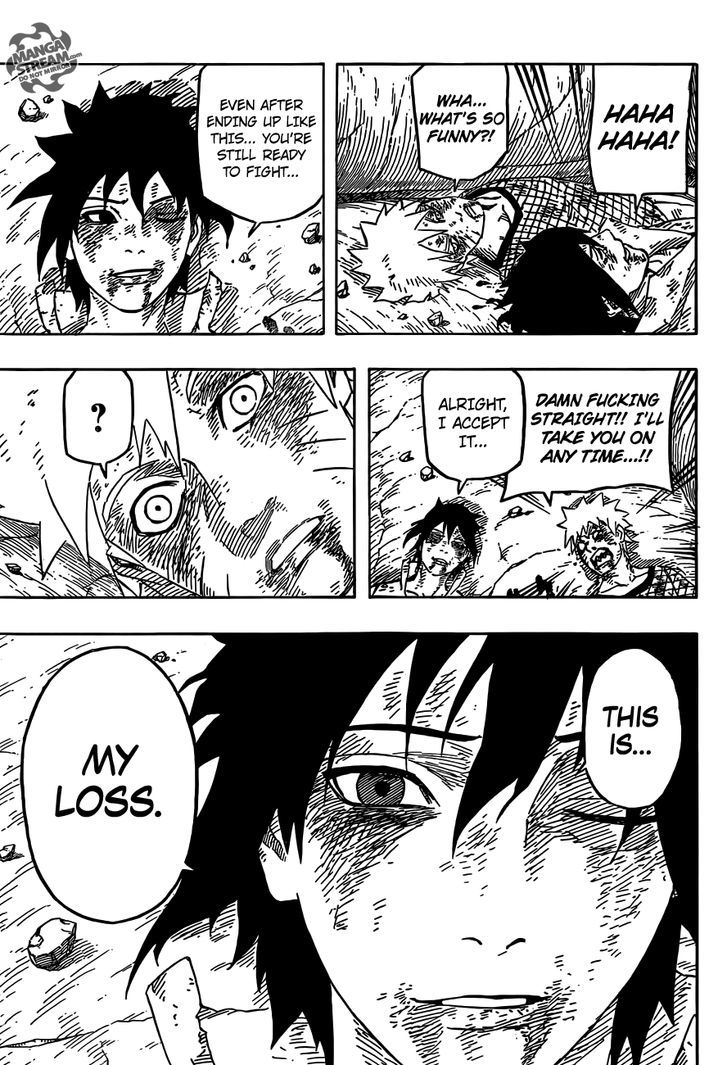 Naruto - Vol.72 Chapter 698 : Naruto And Sasuke (5)