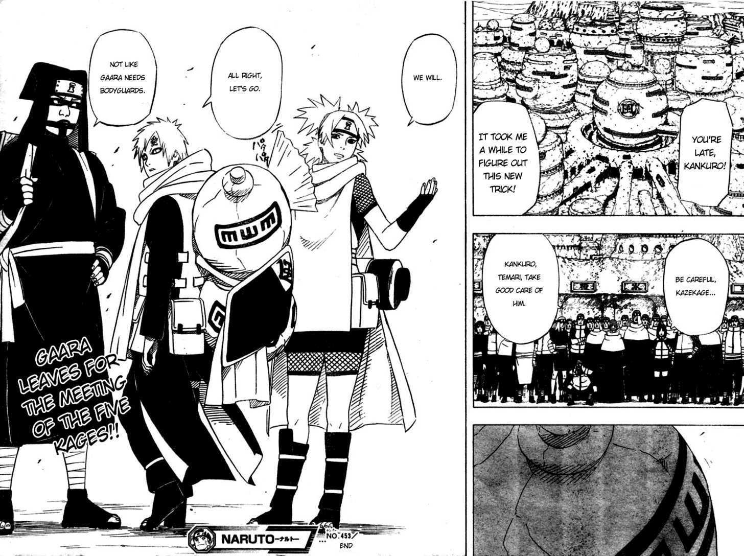 Naruto - Vol.48 Chapter 453 : The Night Before The Five Kages Meet...!!