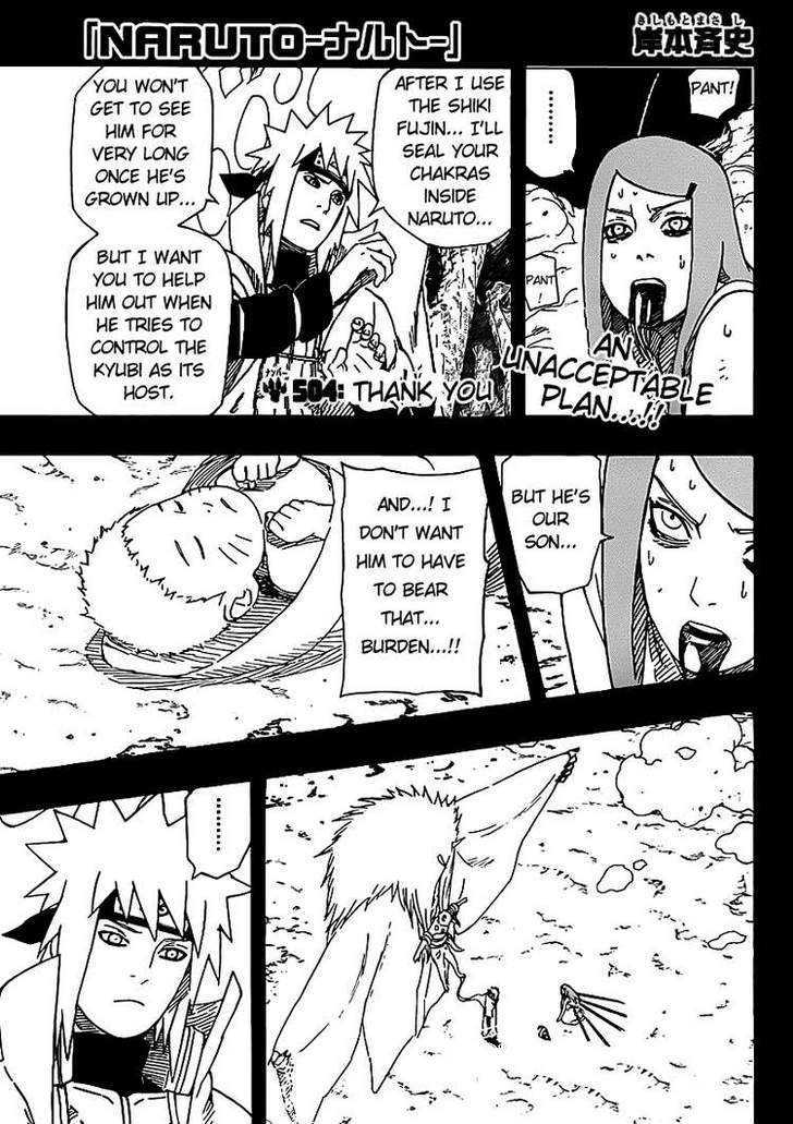 Naruto - Vol.53 Chapter 504 : Thank You