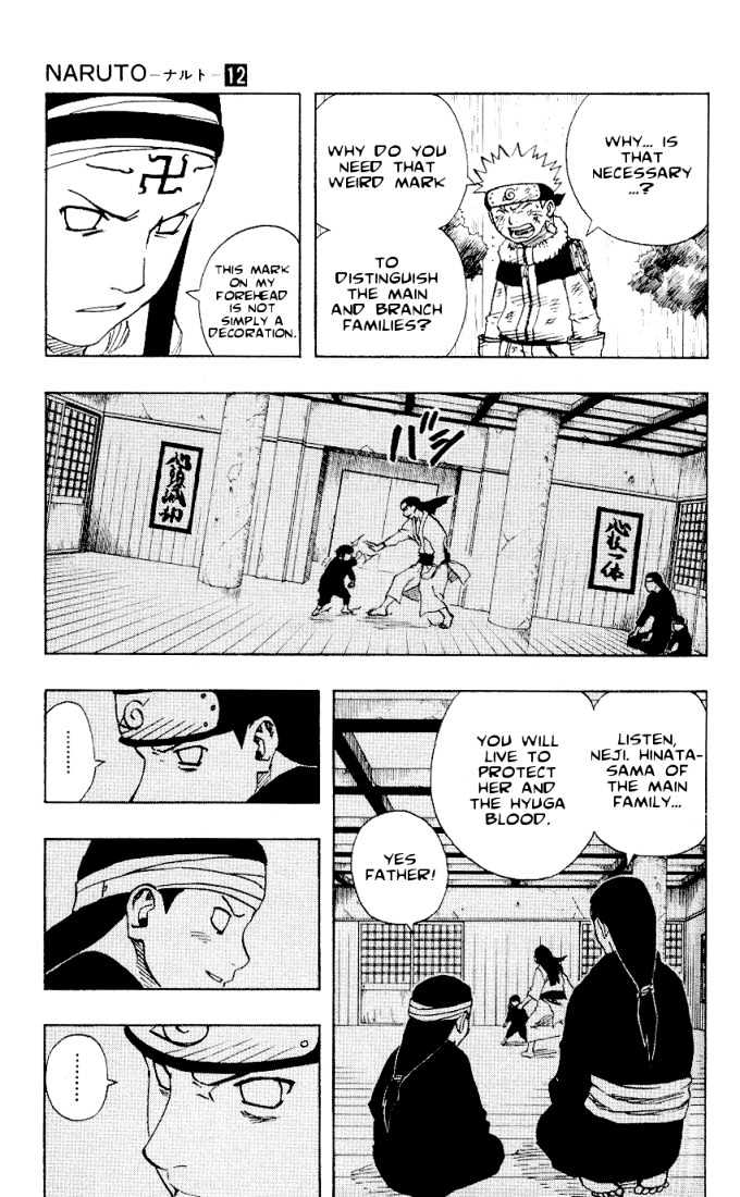 Naruto - Vol.12 Chapter 102 : The Bird In The Cage...!!