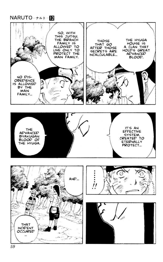 Naruto - Vol.12 Chapter 102 : The Bird In The Cage...!!