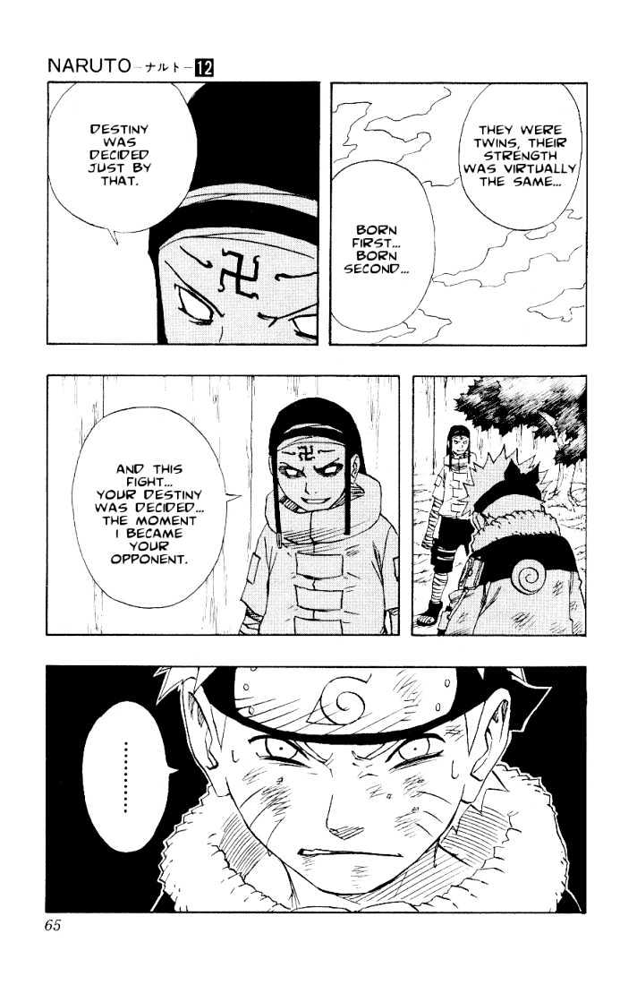 Naruto - Vol.12 Chapter 102 : The Bird In The Cage...!!