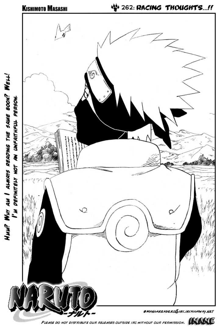 Naruto - Vol.29 Chapter 262 : Racing Thoughts....!