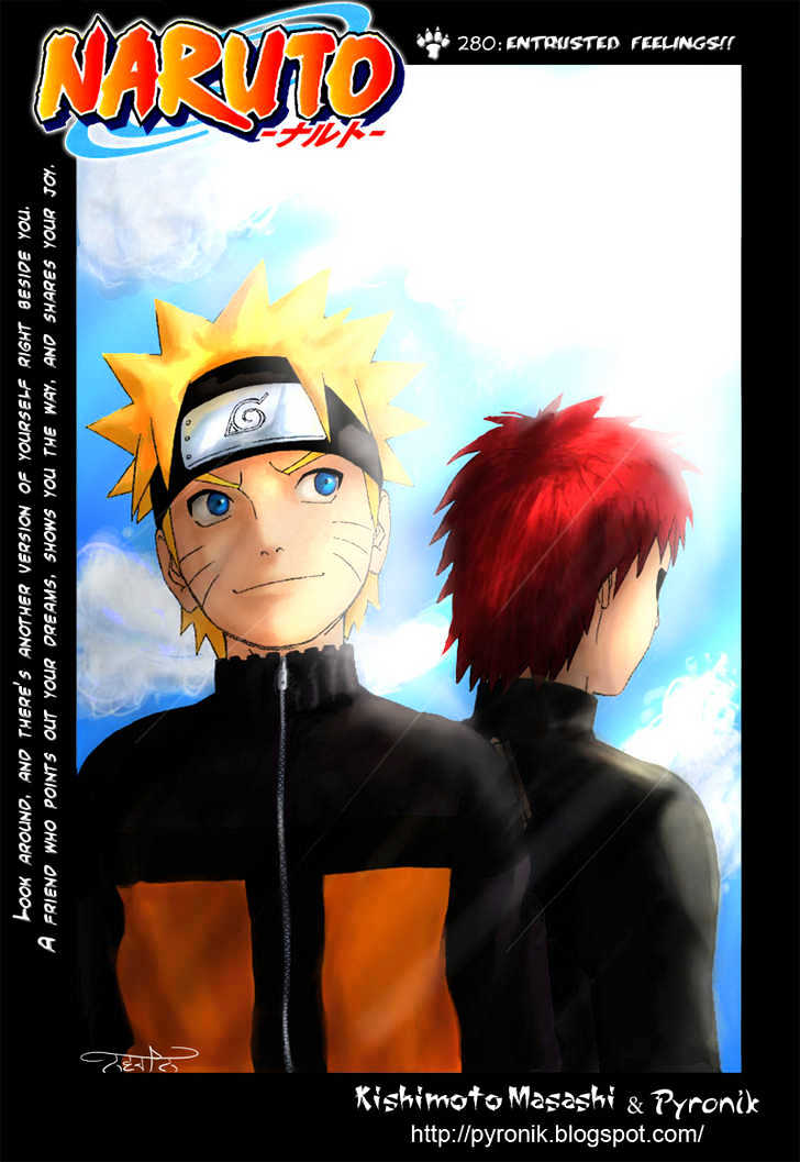 Naruto - Vol.31 Chapter 280 : Entrusted Feelings!!