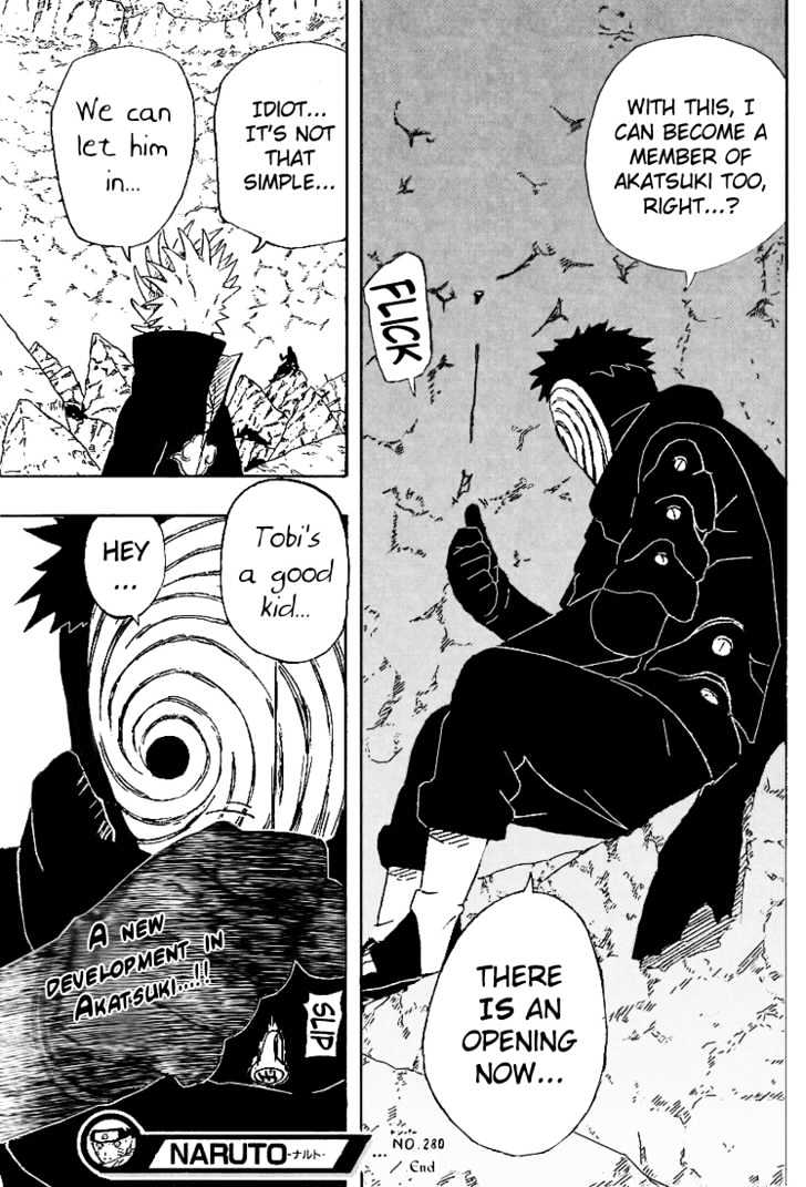 Naruto - Vol.31 Chapter 280 : Entrusted Feelings!!