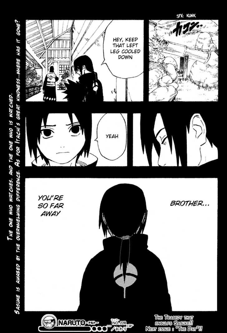 Naruto - Vol.25 Chapter 220 : Brothers