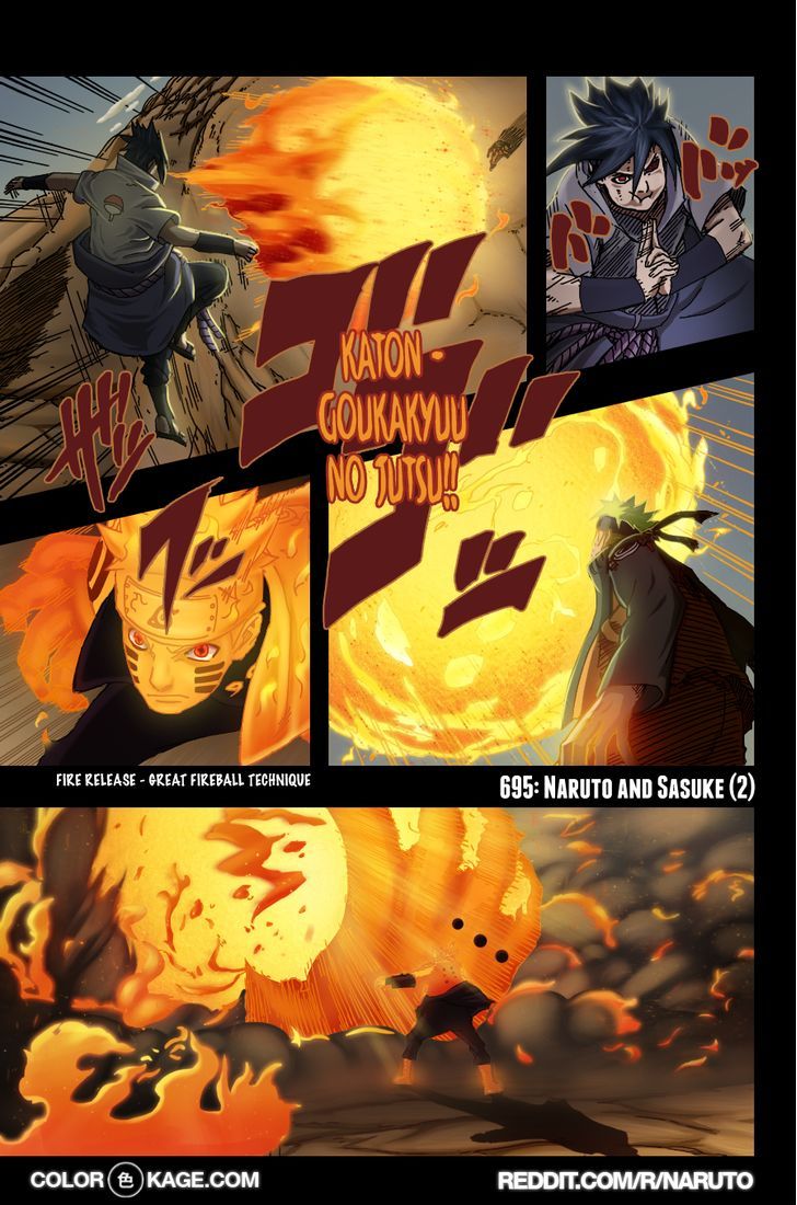 Naruto - Vol.72 Chapter 695.1 : Naruto And Sasuke (2)