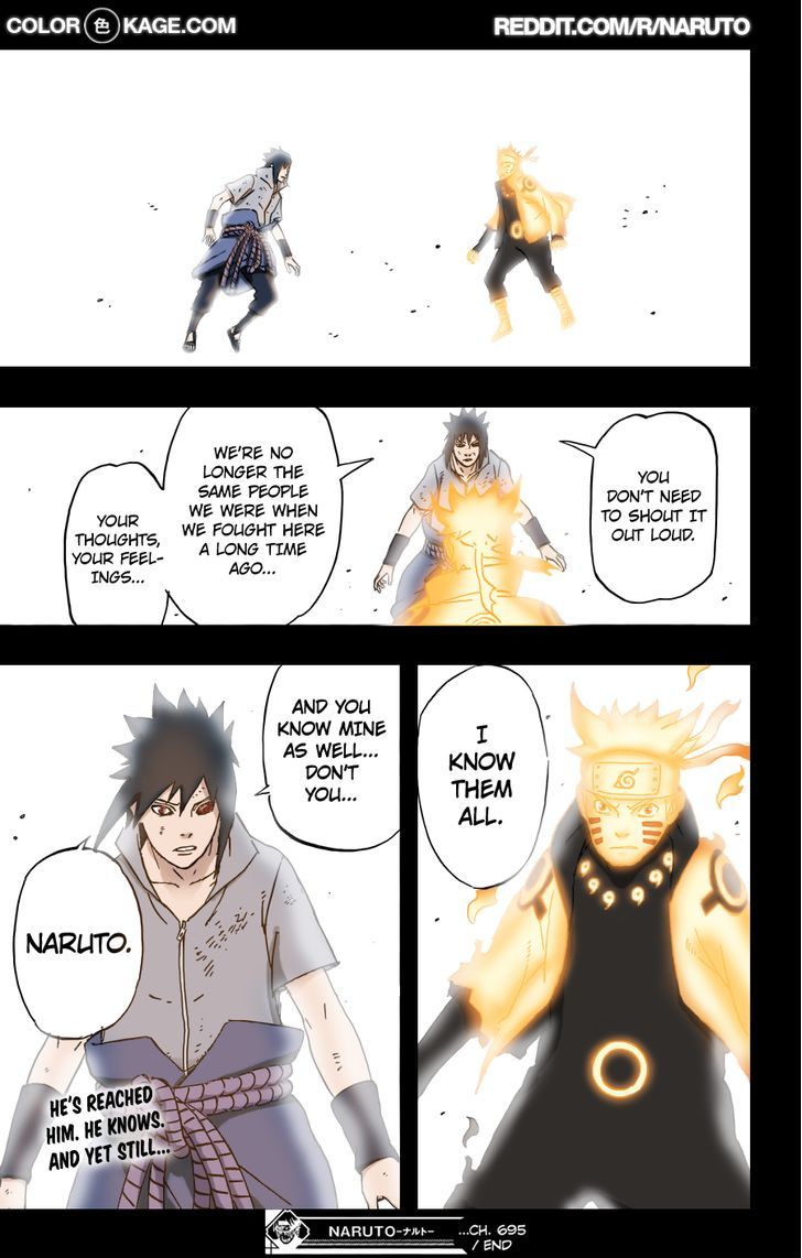 Naruto - Vol.72 Chapter 695.1 : Naruto And Sasuke (2)