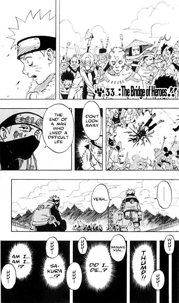 Naruto - Vol.4 Chapter 33 : The Bridge Of Heroes!!