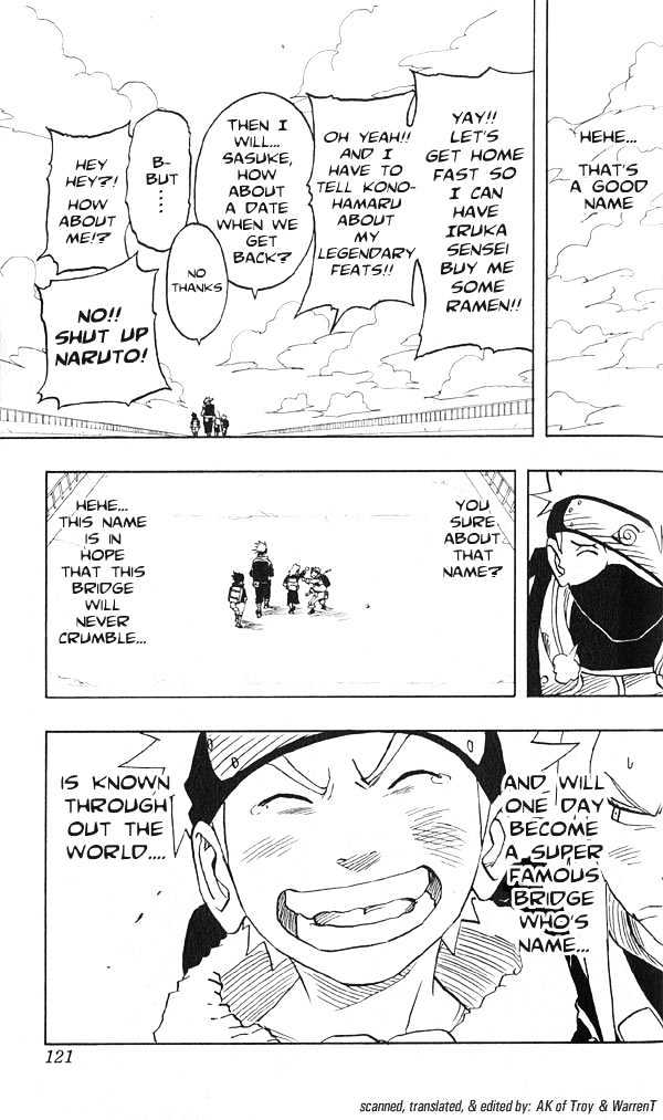 Naruto - Vol.4 Chapter 33 : The Bridge Of Heroes!!