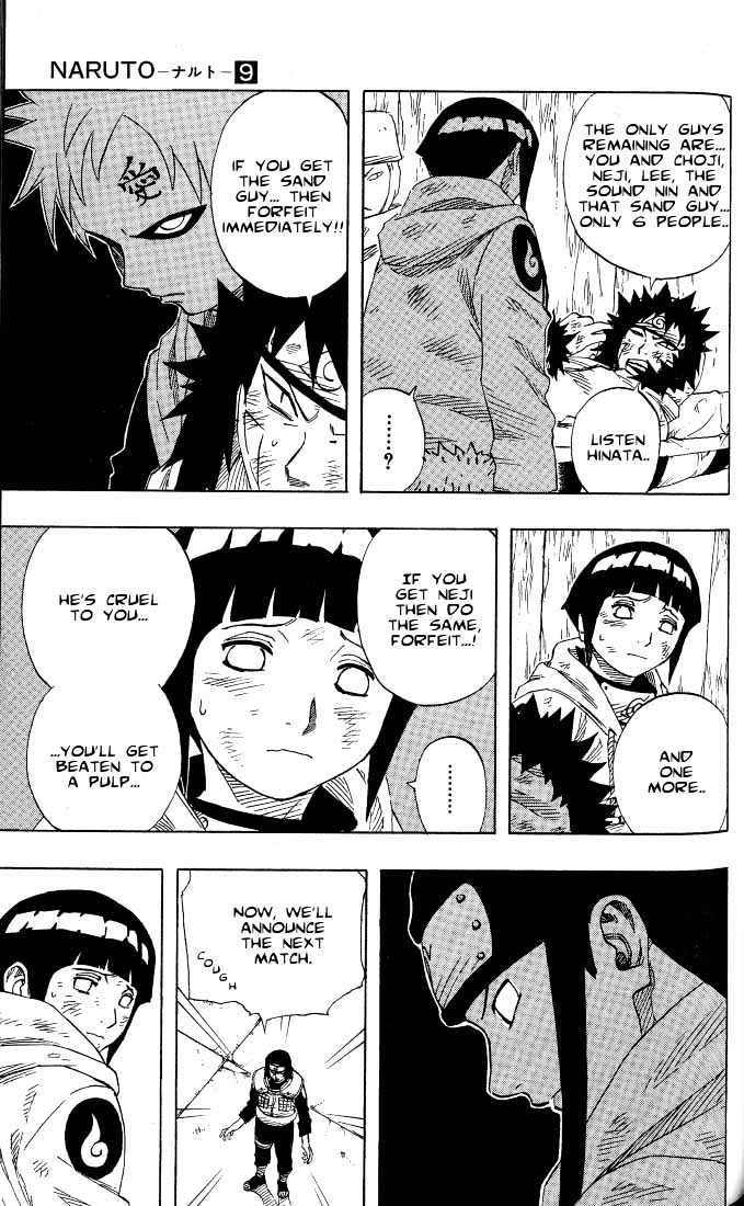 Naruto - Vol.9 Chapter 78 : Neji And Hinata