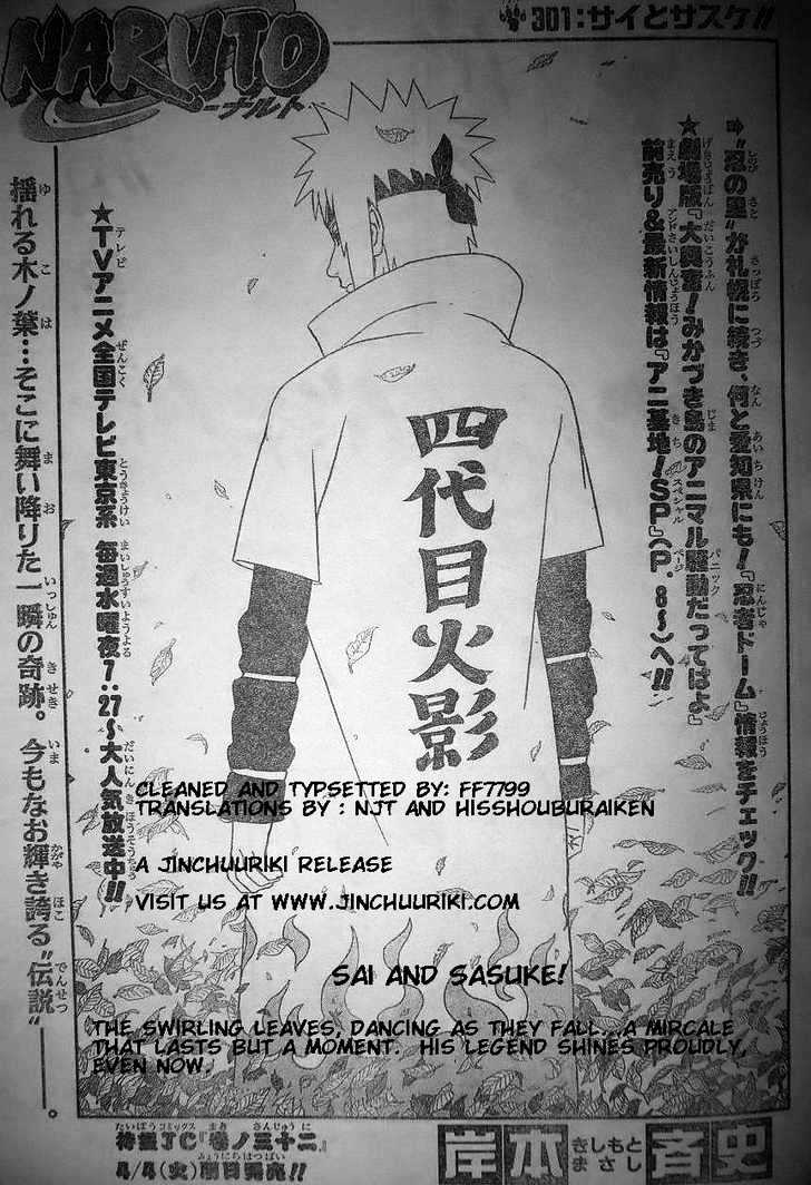 Naruto - Vol.34 Chapter 301 : Sai And Sasuke!!