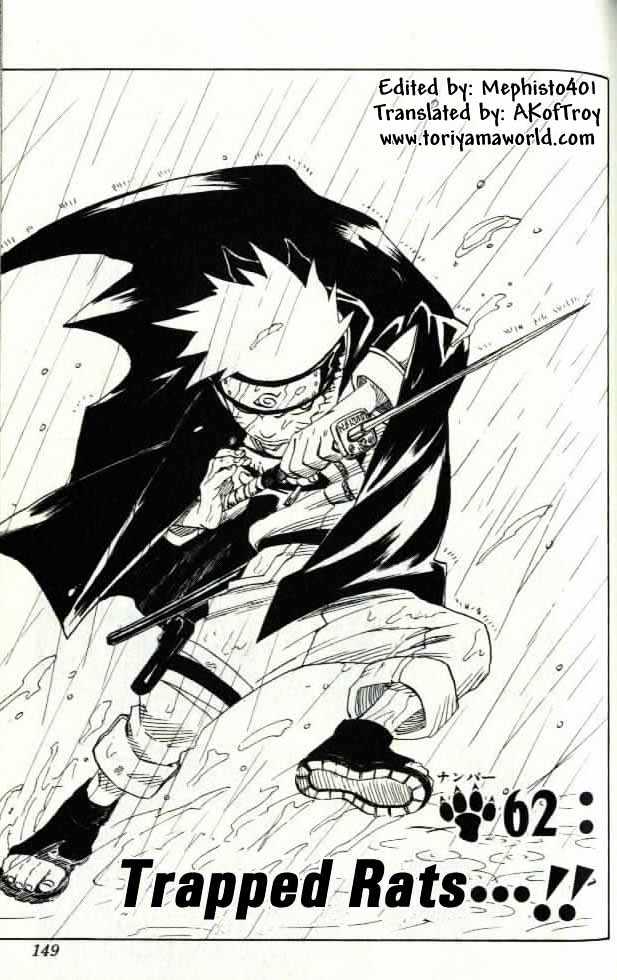 Naruto - Vol.7 Chapter 62 : Trapped Rats...!!