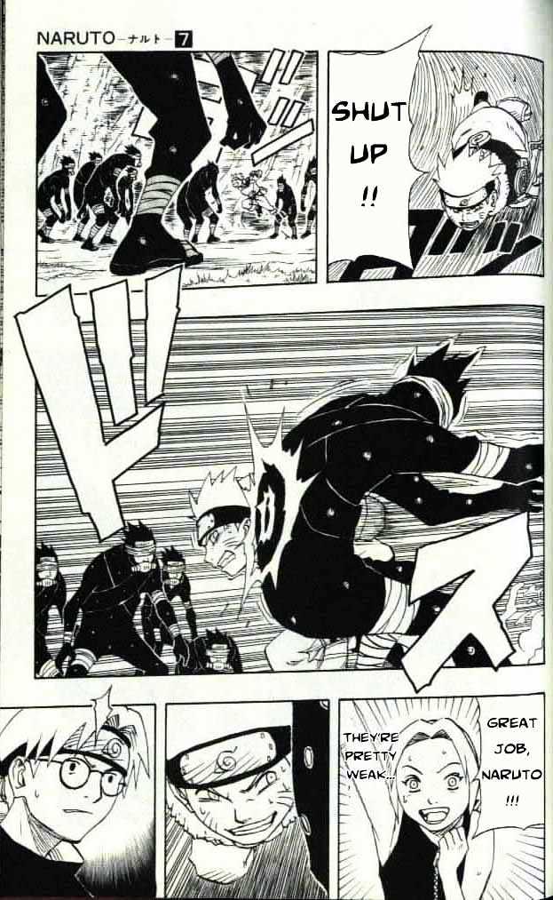 Naruto - Vol.7 Chapter 62 : Trapped Rats...!!