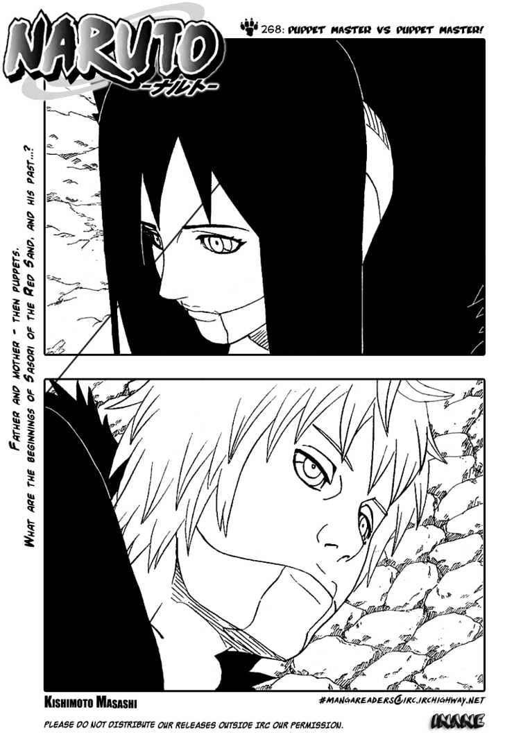 Naruto - Vol.30 Chapter 268 : Puppet Master Vs. Puppet Master!!