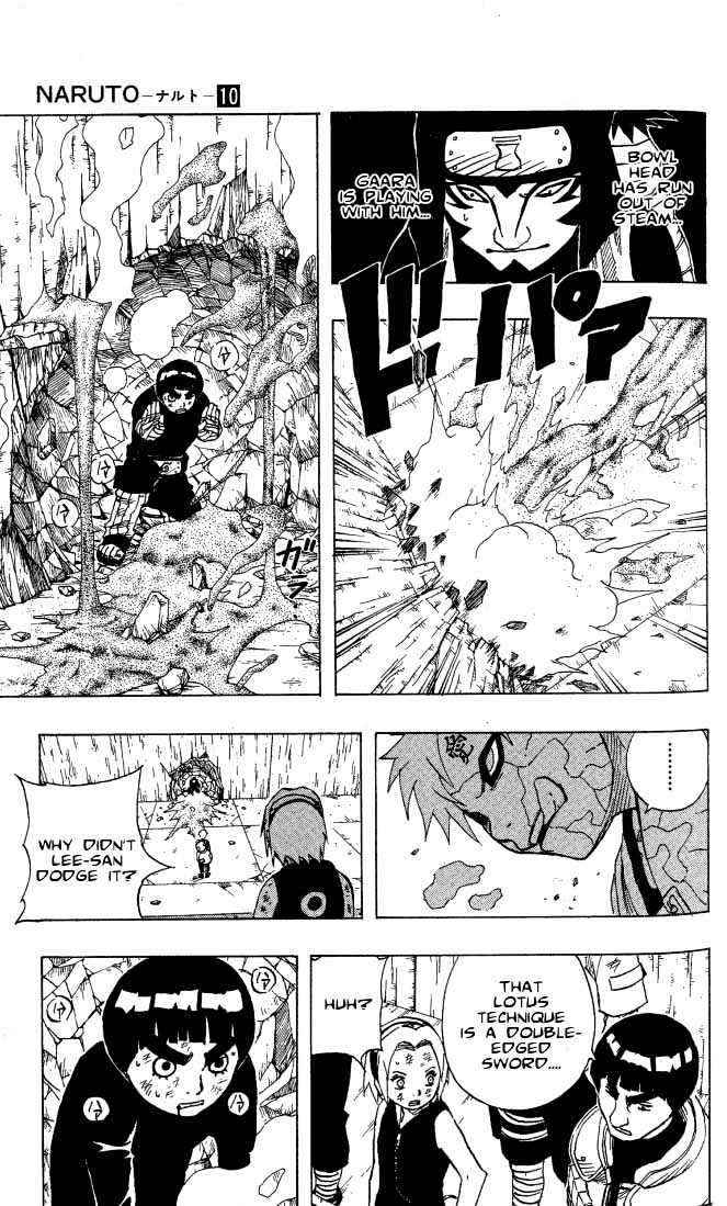 Naruto - Vol.10 Chapter 84 : The Genius Of Hard Work...!!