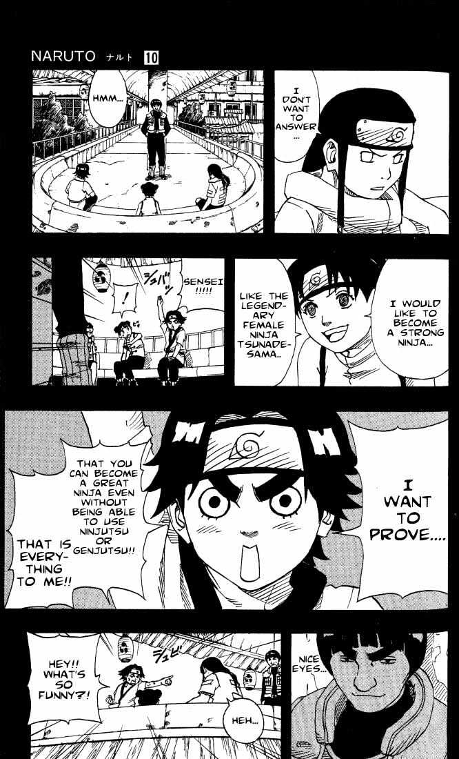 Naruto - Vol.10 Chapter 84 : The Genius Of Hard Work...!!