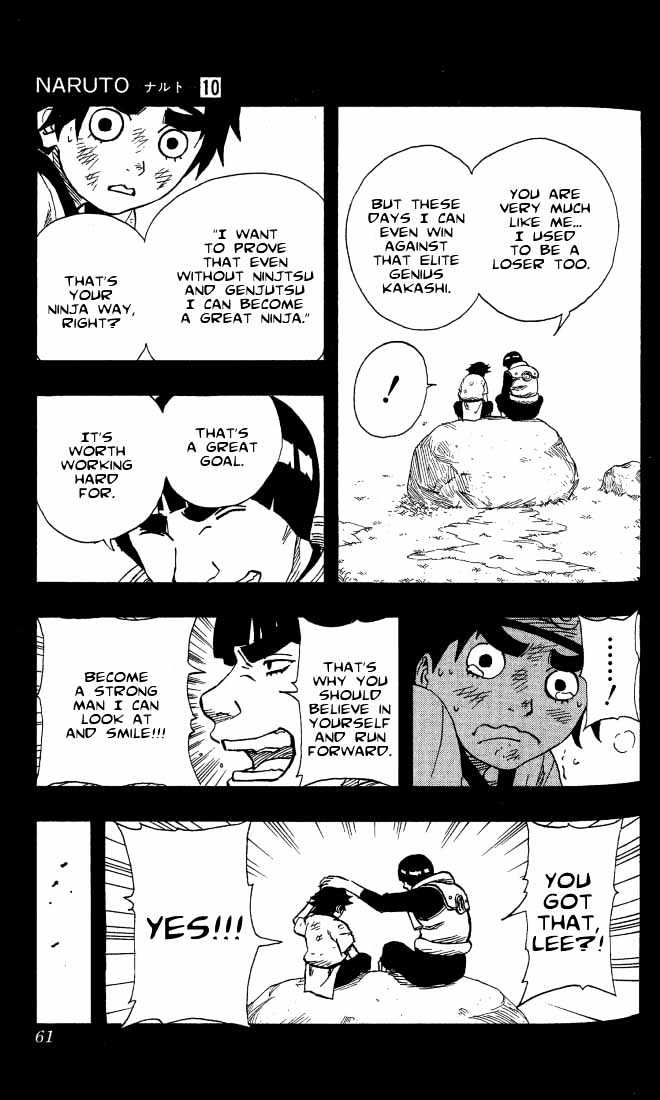 Naruto - Vol.10 Chapter 84 : The Genius Of Hard Work...!!