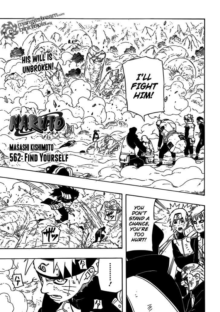 Naruto - Vol.59 Chapter 562 : Find Yourself