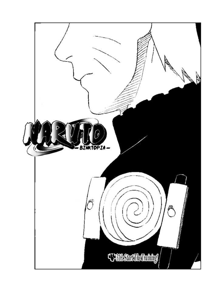 Naruto - Vol.35 Chapter 316 : Start The Training!