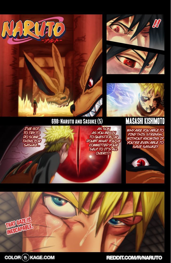 Naruto - Vol.72 Chapter 698.1 : Naruto And Sasuke (5)