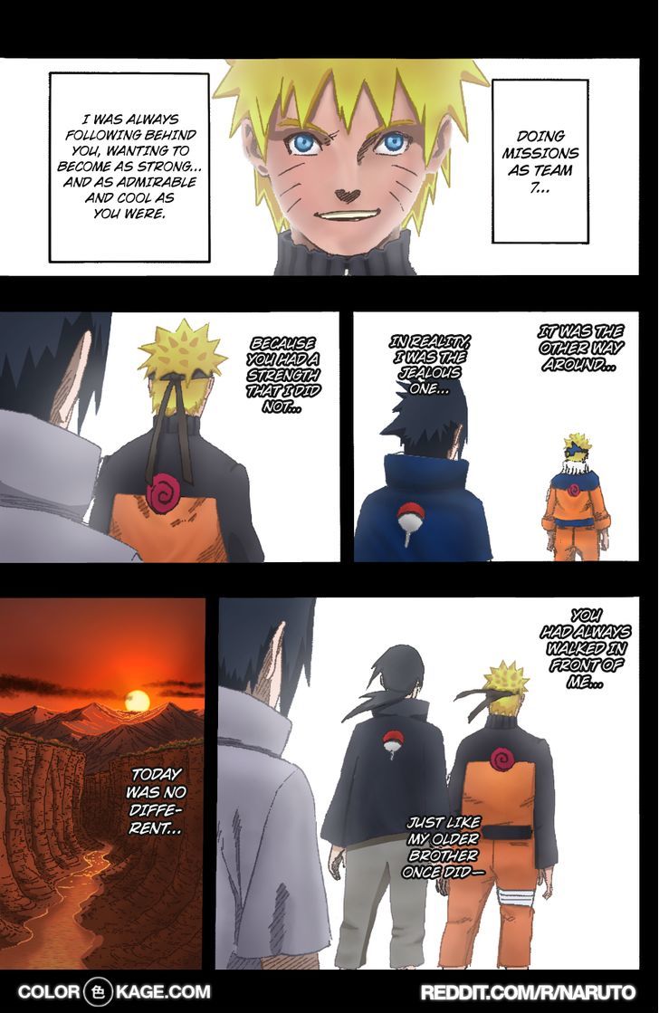 Naruto - Vol.72 Chapter 698.1 : Naruto And Sasuke (5)