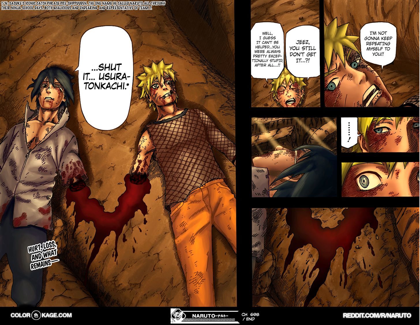 Naruto - Vol.72 Chapter 698.1 : Naruto And Sasuke (5)