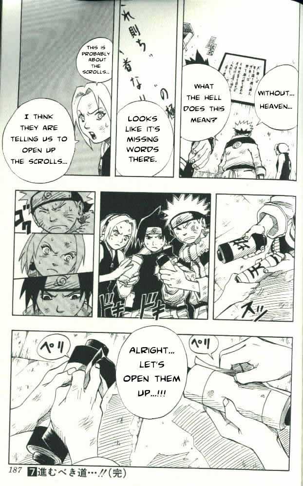 Naruto - Vol.7 Chapter 63 : The Other Face