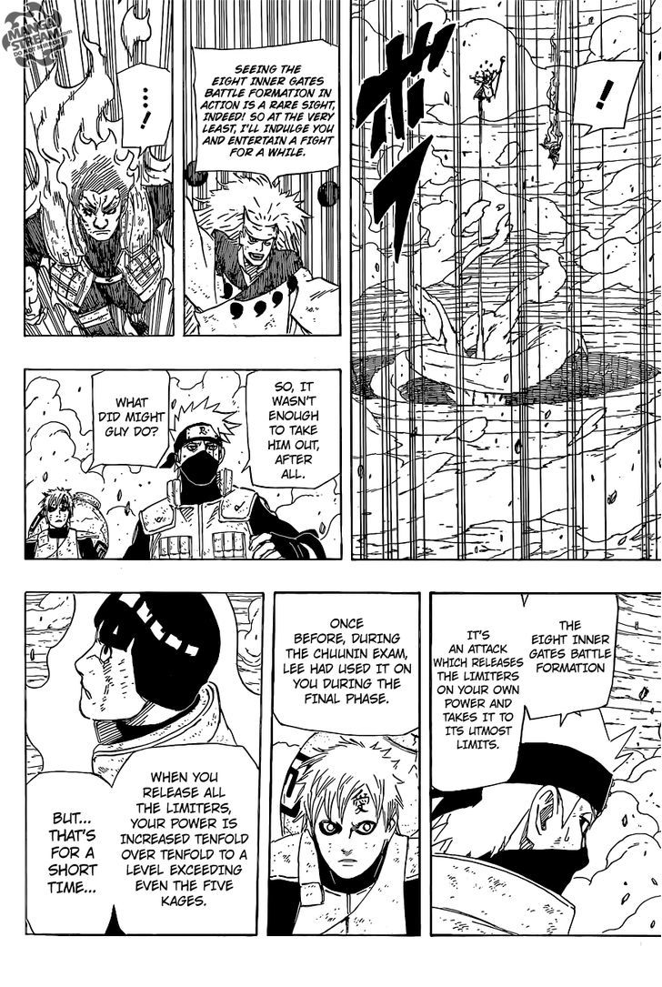 Naruto - Vol.70 Chapter 669 : Eight Inner Gates Battle Formation...!!