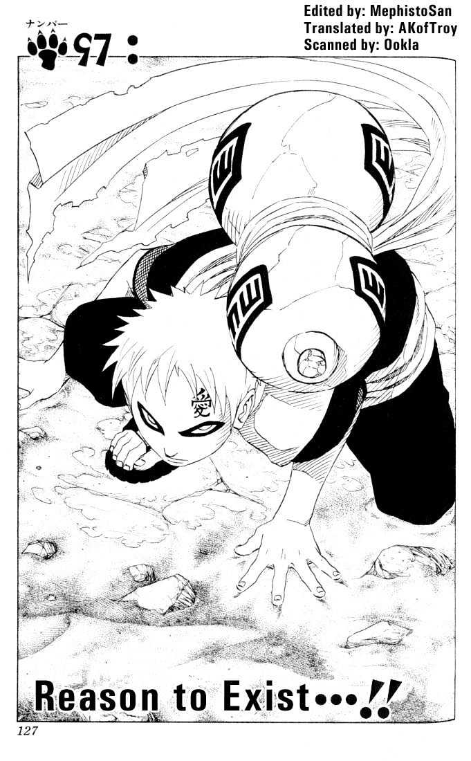 Naruto - Vol.11 Chapter 97 : Reason To Exist