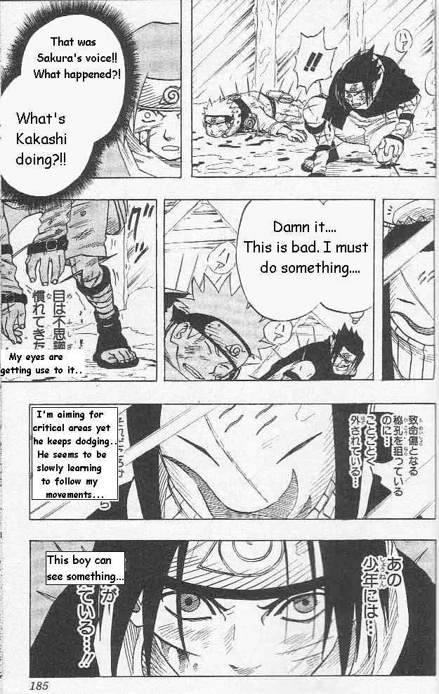 Naruto - Vol.3 Chapter 26 : Crumbling Sharingan