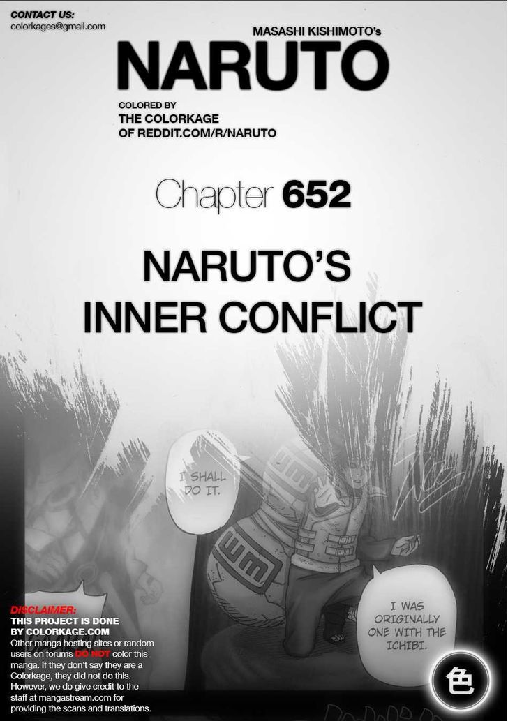 Naruto - Vol.68 Chapter 652.1 : Naruto’s Inner Conflict