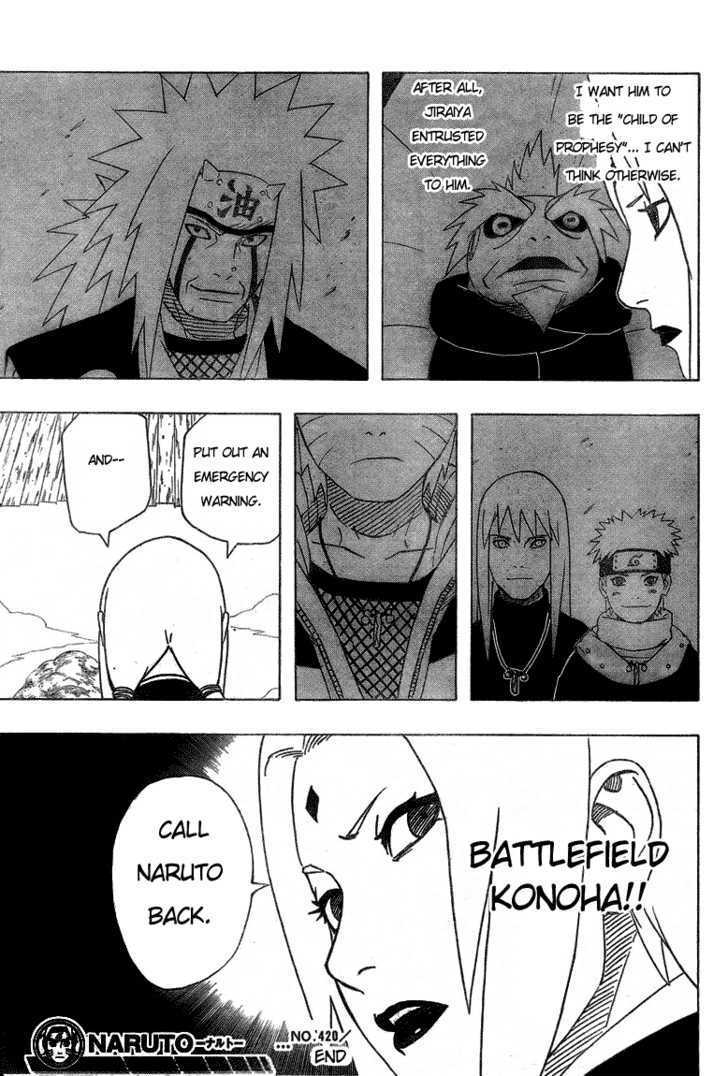 Naruto - Vol.45 Chapter 420 : Battlefield Konoha