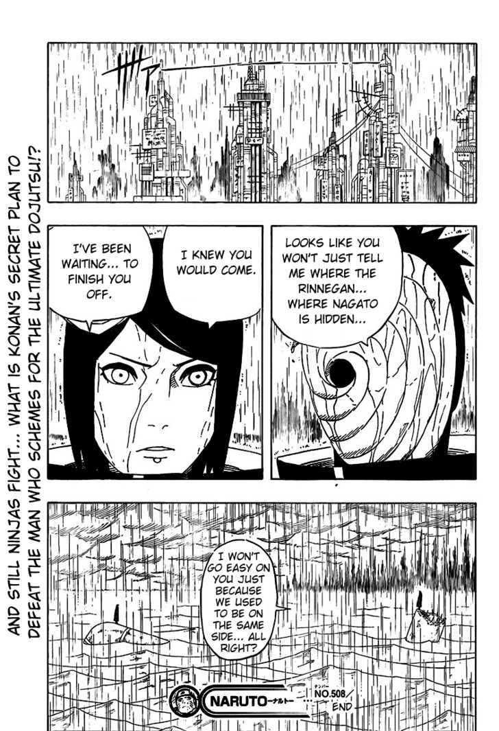 Naruto - Vol.54 Chapter 508 : A Ninja's Death