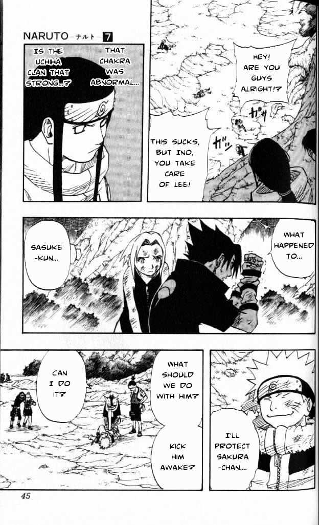 Naruto - Vol.7 Chapter 56 : Granted Power..!!