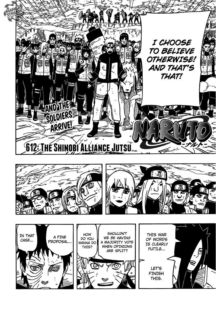 Naruto - Vol.64 Chapter 612 : The Shinobi Alliance Jutsu