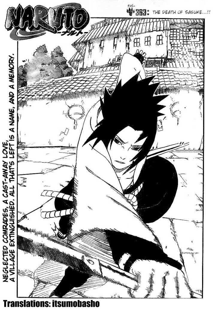 Naruto - Vol.40 Chapter 363 : The Death Of Sasuke...!!